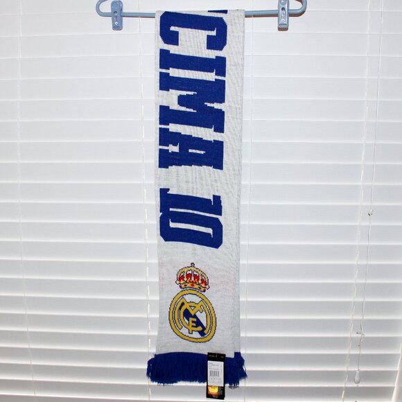 Real Madrid "La Decima 10" UCL Winners Adidas Scarf Final Lisbon 2014 G90104 - Picture 1 of 7